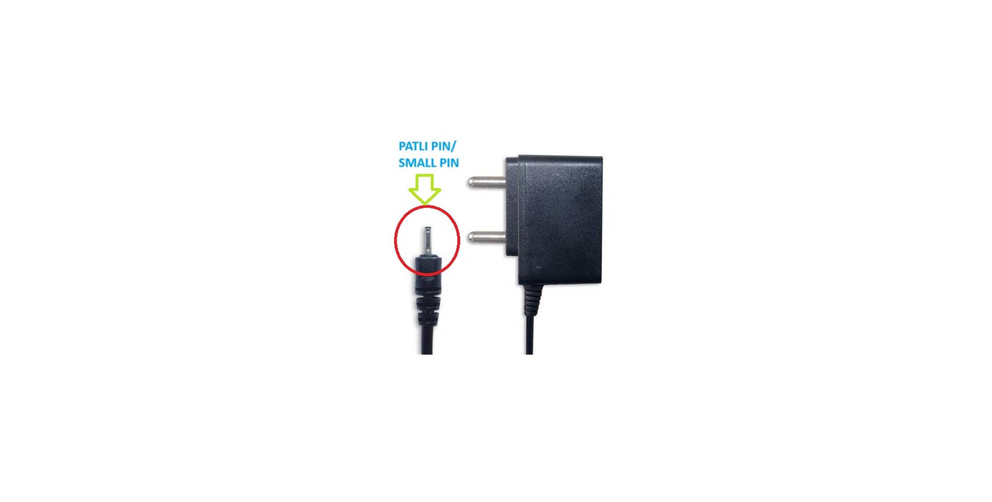 VJT TC-25 5V 0.8 A Small Pin Charger (Patli Pin Charger) for Nokia N70